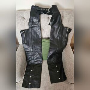 Women's Leather Chaps